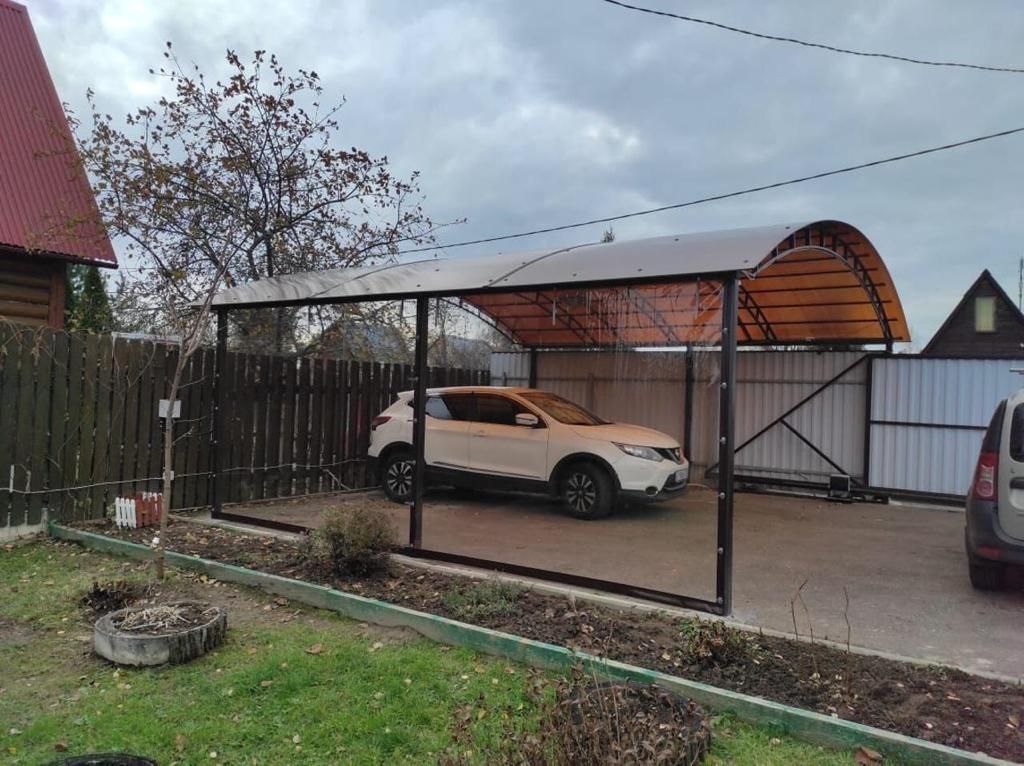 Прозрачные шторы ПВХ для навеса под автомобиль в Прохоровке